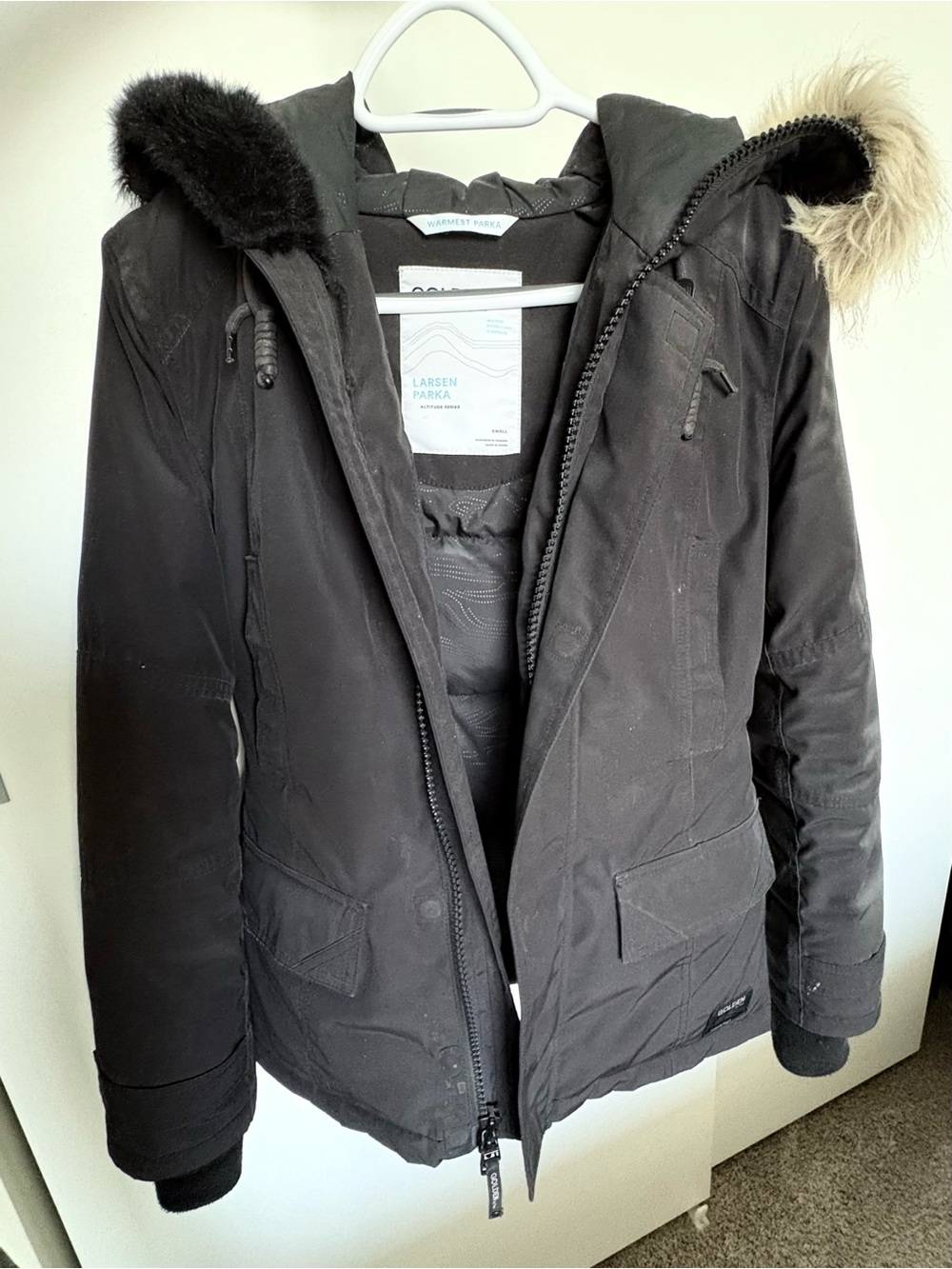 Golden by TNA Larsen Black Down Parka